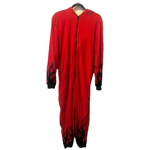 Women's Devil Zip Up Costume Size Medium - Picture 1 of 12